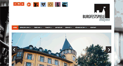 Desktop Screenshot of burgfestspiele-mayen.de