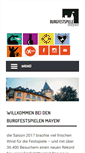 Mobile Screenshot of burgfestspiele-mayen.de